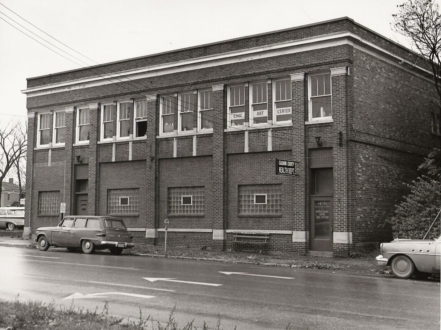 The Art Center was once located on Jackson Street.