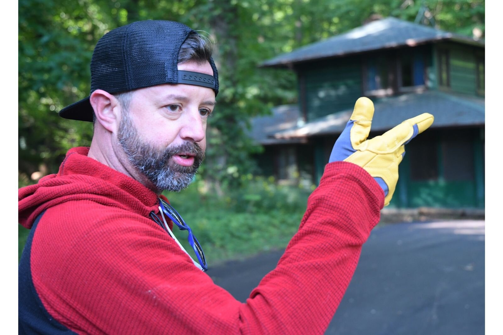 Blake Tenney is the director of the Battle Creek Outdoor Education Center at Clear Lake Camp.