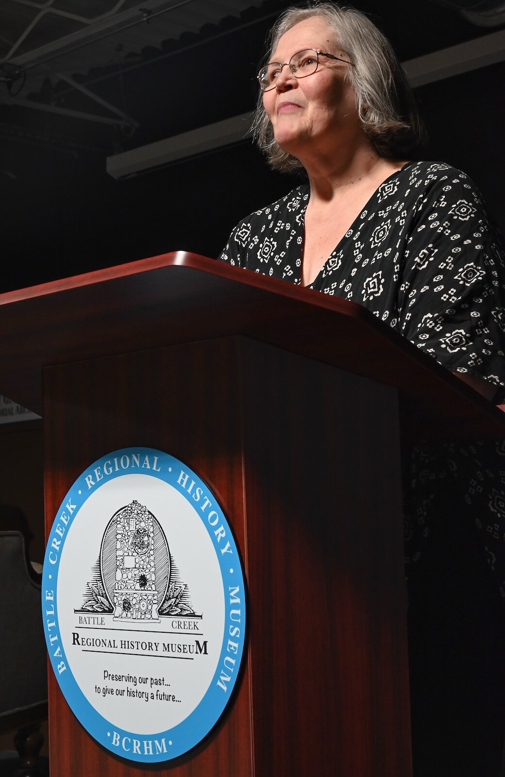 Toni McPeake Ardis will portray Mary Jennings Pendill, women’s suffrage/ temperance advocate and wife of Battle Creek’s first mayor, and Margaret Duffy Werstein, wife of brewer Louis Werstein, in the Battle Creek Regional History Museum’s production 