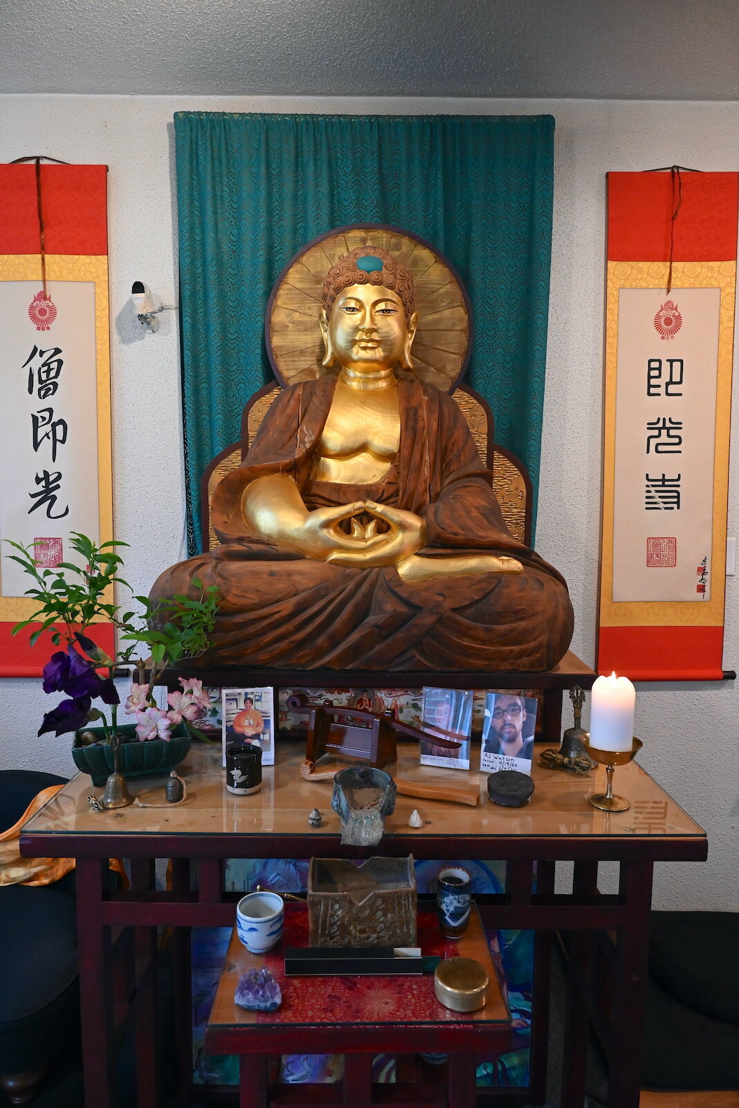 These are cenes inside SokukoJi Buddhist Temple Monastery in Battle Creek