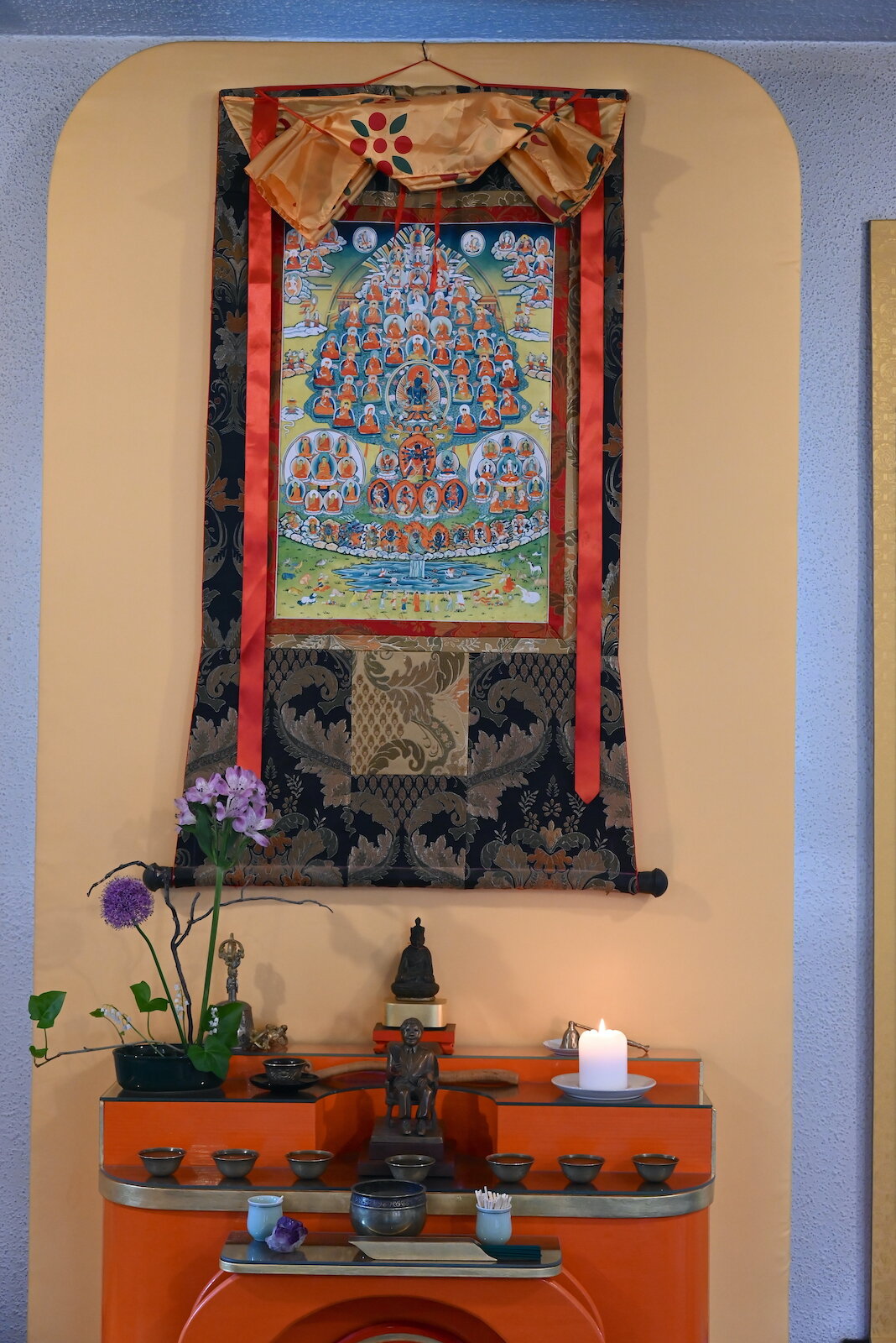 These are cenes inside SokukoJi Buddhist Temple Monastery in Battle Creek