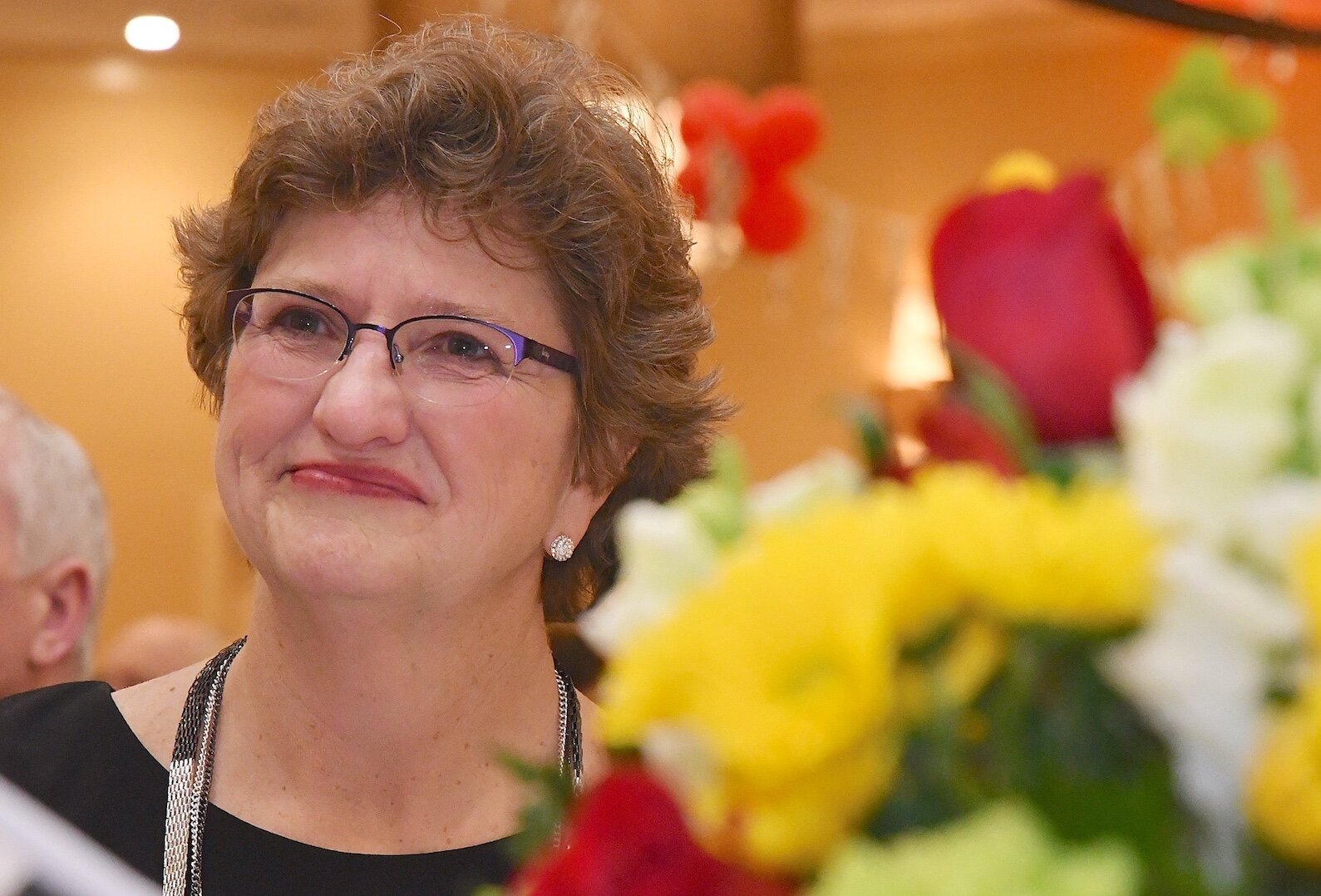 Brenda Hunt, President and CEO of the Battle Creek Community Foundation is seen at her 25th-year celebration with the foundation in 2018.