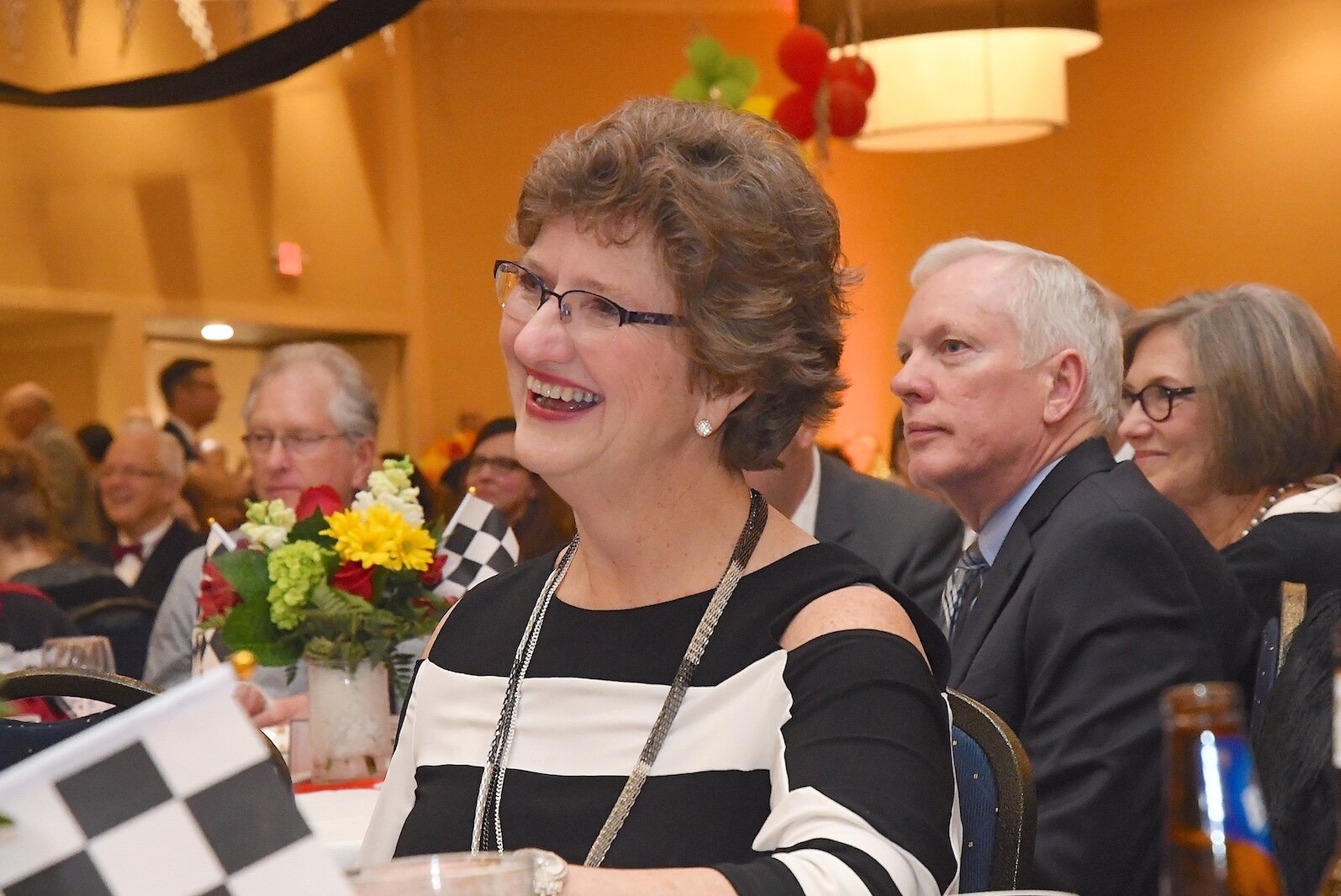 Brenda Hunt, President and CEO of the Battle Creek Community Foundation is seen at her 25th-year celebration with the foundation in 2018.