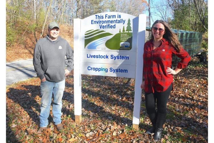 Chris and Tawney Wolters are the owners of Fluffy Butt Farms.