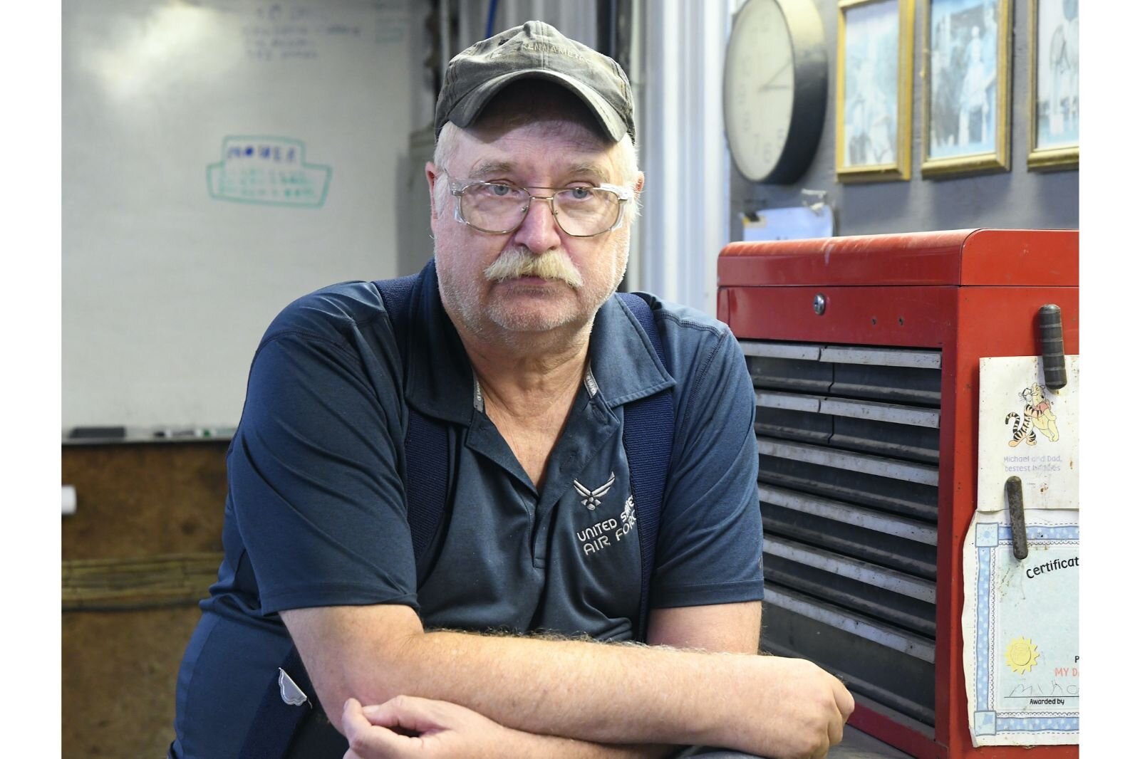 Randy Butler talks about the needs of the roads in Clarendon Township.