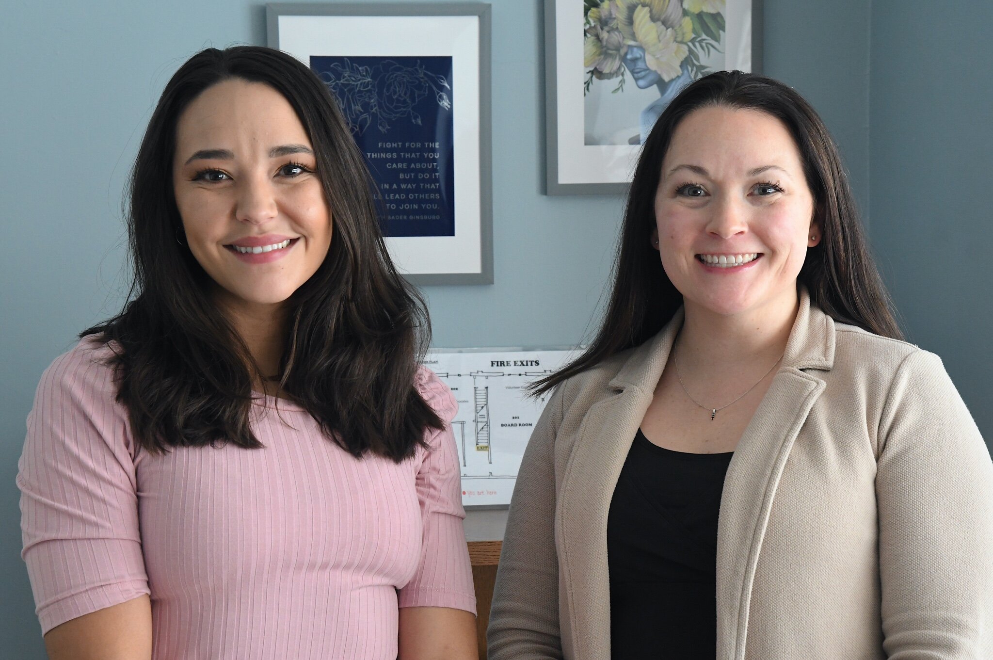 Two of the leadership staff of SAFE Place are Jessica Marks, clinical coordinator, left,  and Ellen Lassifer Collier, chief executive officer. 