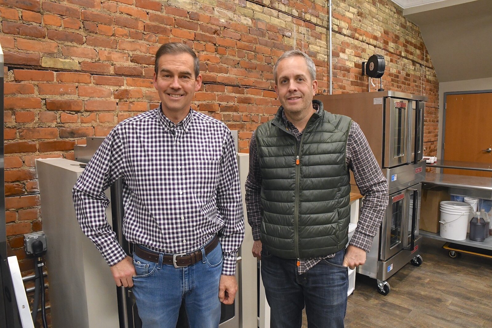 David Pelyhes, left, and Glenn Pappalardo are both former Kellogg Company employees who now work for JPG Resources.