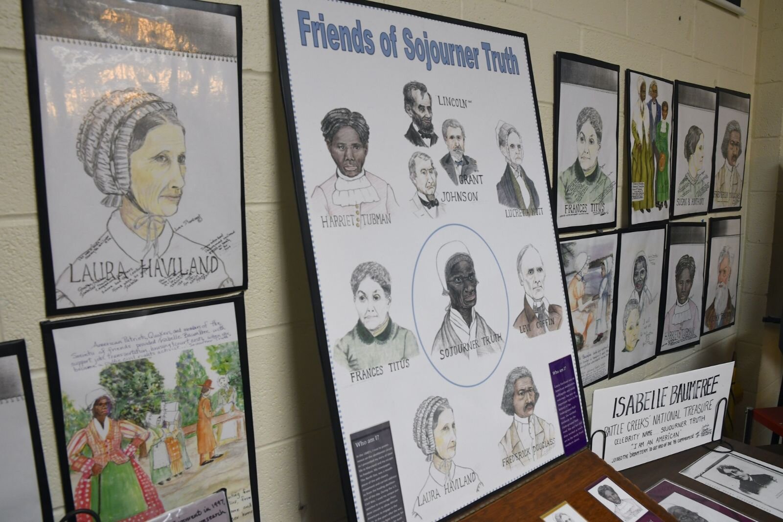 The Battle Creek Regional History Museum has several items on loan from the Sojourner Truth Institute.