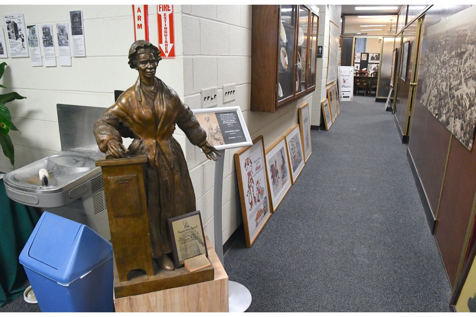 The Battle Creek Regional History Museum has several items on loan from the Sojourner Truth Institute.