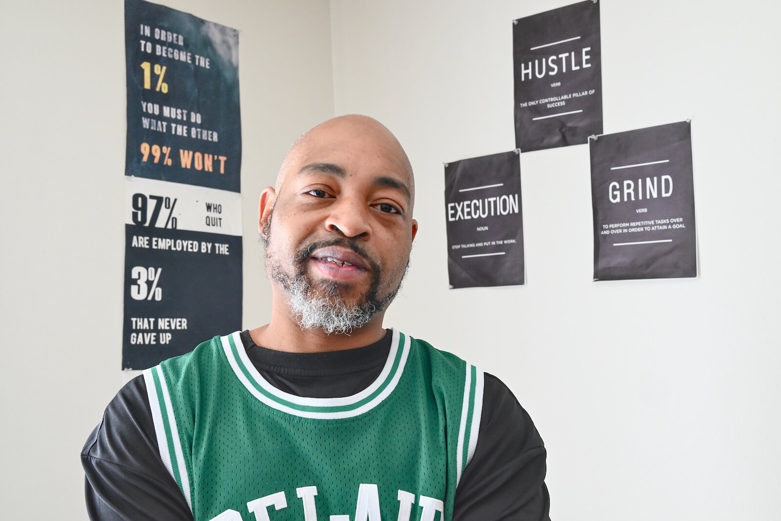 Formerly living in the shelter at the Haven Quinton Bozell was able to get financial assistance from Neighborhoods, Inc. to help secure an apartment.