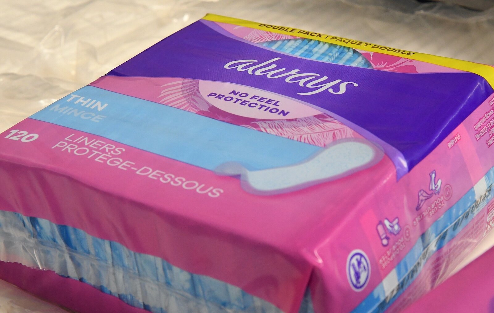 Free feminine hygiene products are available at the Charitable Union.