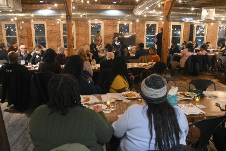 Over 100 people attended the Battle Creek Coaliton for Truth, Racial Healing and Transformation’s Envisioning Dinner on the National Day of Racial Healing, January 16, at The Record Box in downtown Battle Creek.