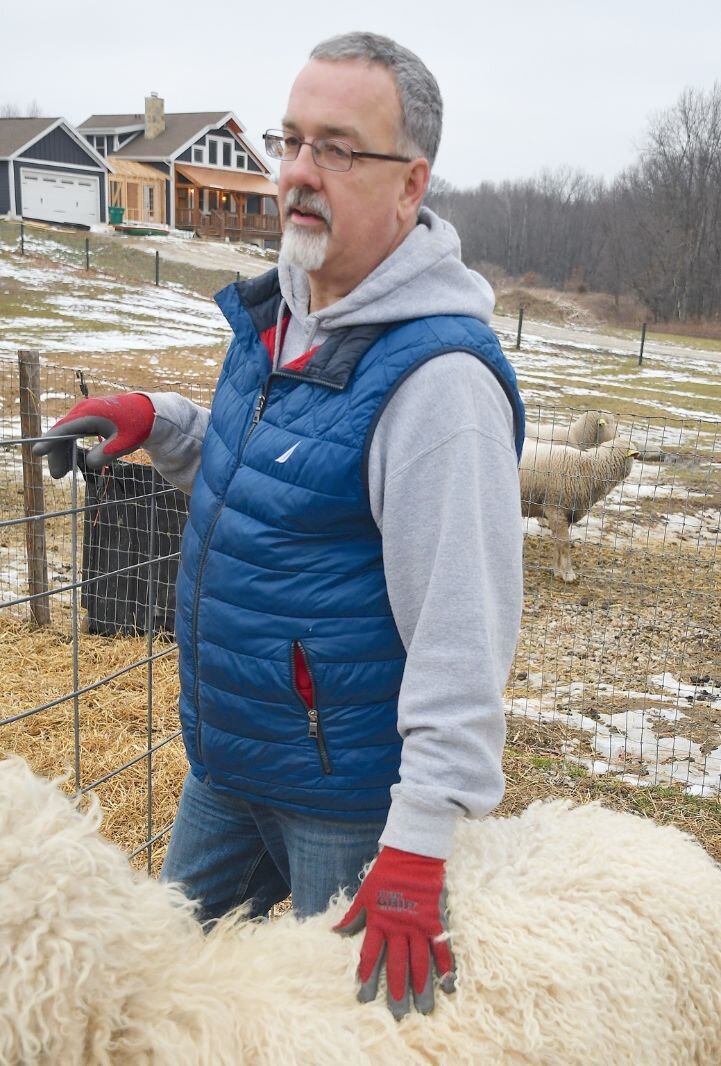 Mike Zebolsky talks about how he and his wife Tammy got into raising Valais Blacknose sheep.