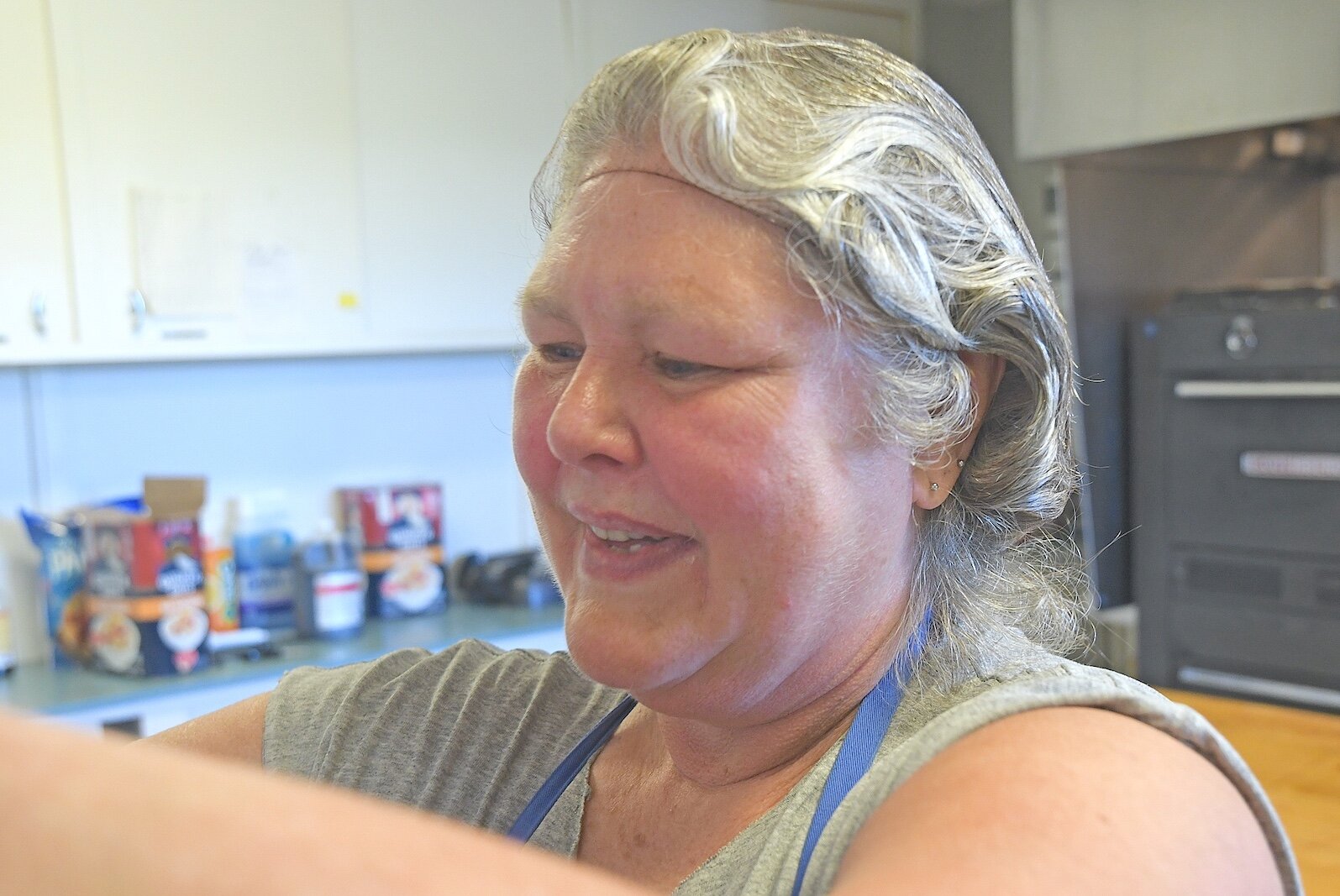 Mary Bourgeois, a member at St. Thomas Episcopal Church, is a volunteer for their breakfast program.