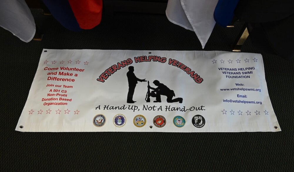 Veterans Helping Veterans’ conference room at its new location.