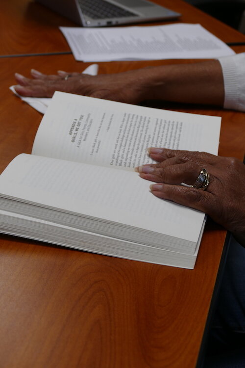 The book discussion is just the starting place for this book group.