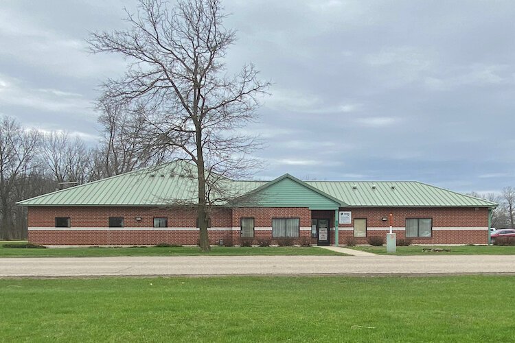 The PAWS clinic, taken from the Three Rivers High School parking lot, shows the proximity between the school and the health center. 