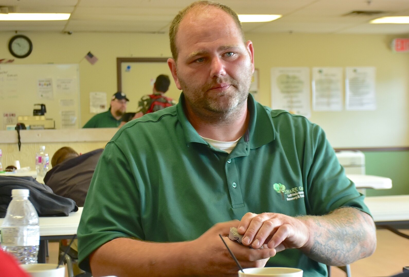 Matt Jones is Peer Support and Recovery Coach for the SHARE Center, a drop-in center near downtown Battle Creek.