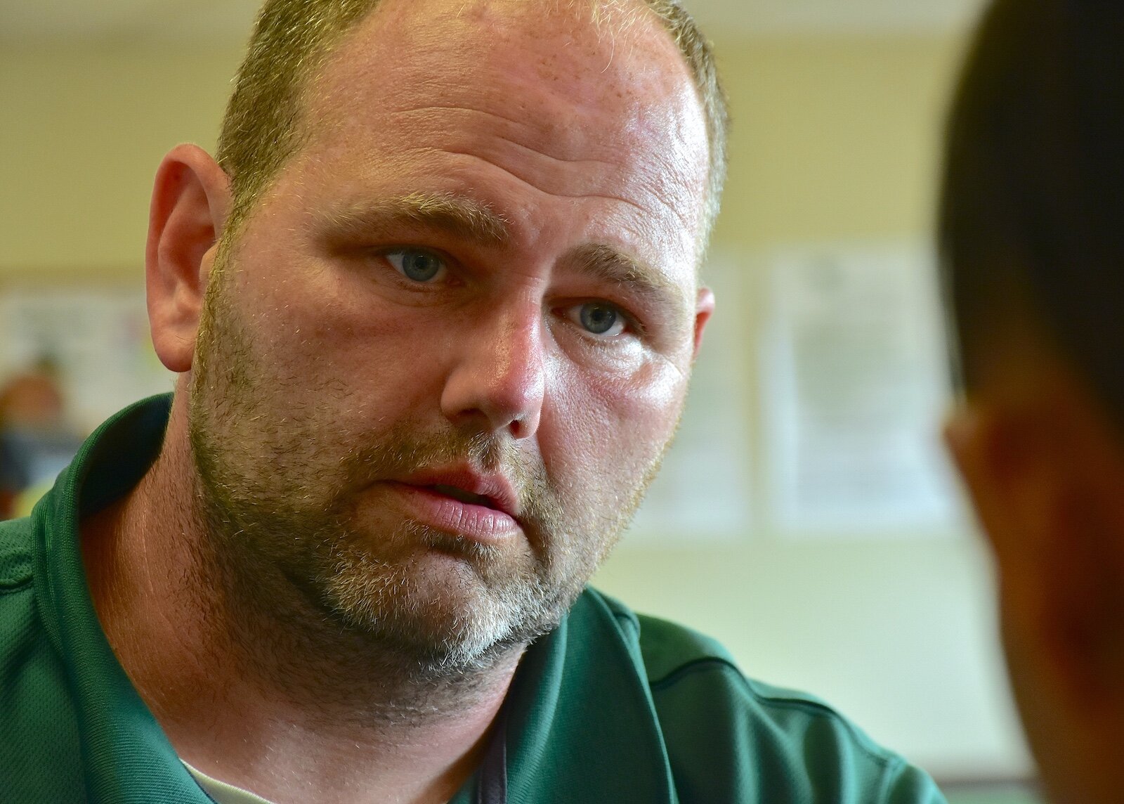Matt Jones is Peer Support and Recovery Coach for the SHARE Center, a drop-in center near downtown Battle Creek.