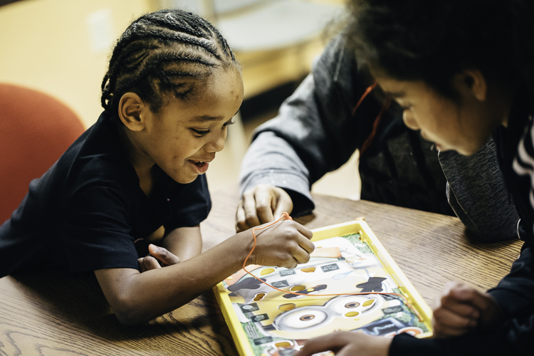 Youths of all ages interact at CHAMPS, an Eastside afterschool program.