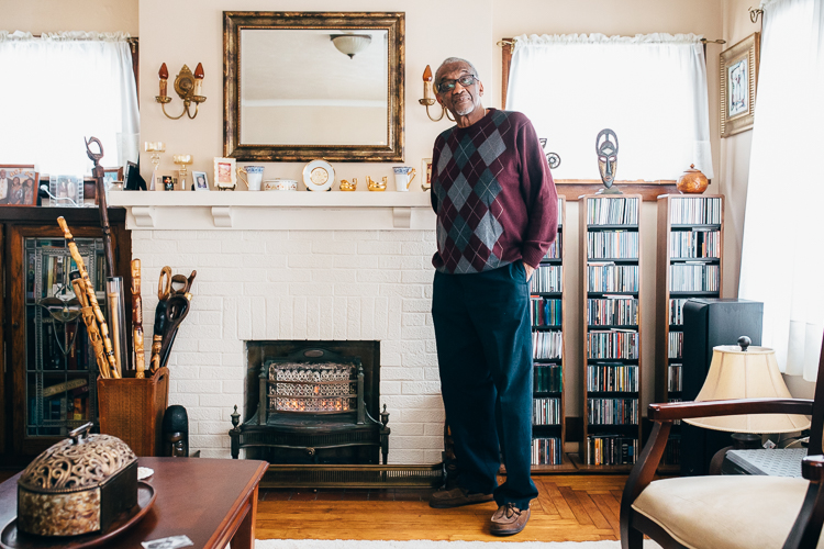 Buddy Hannah and his wife Freda raised a son and daughter in their Eastside Phelps St. home they've lived in for the past 35 years.