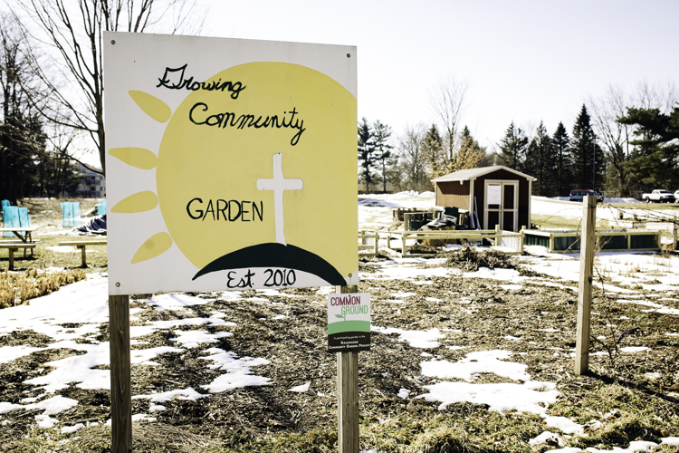 The Sunnyside community garden, which is now nine years old, grows each year. Last year, a small orchard was added.