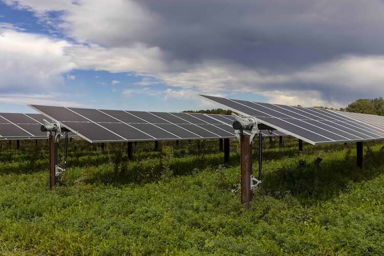 Asolar panel field at the company's Point Beach Energy Center in Two Rivers, Wisc.