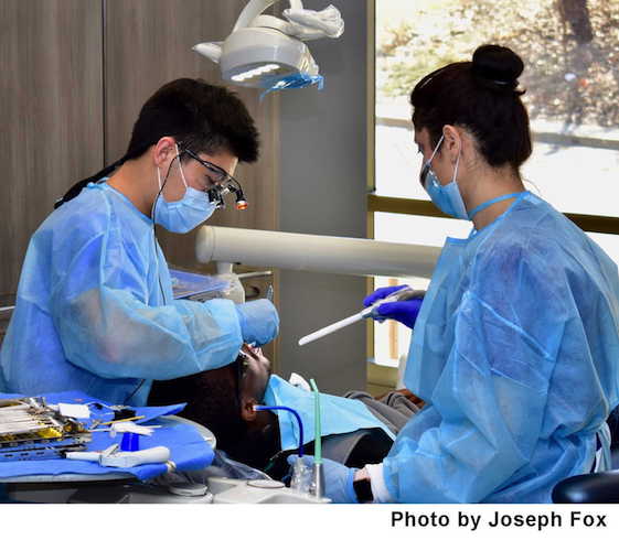 Twenty area dentists and fourth-year dental students from the University of Michigan volunteered to provide free dental care. 