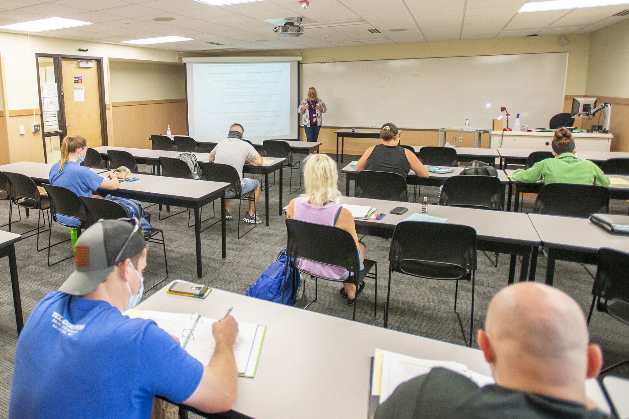 A PTA class at Kellogg Community College.