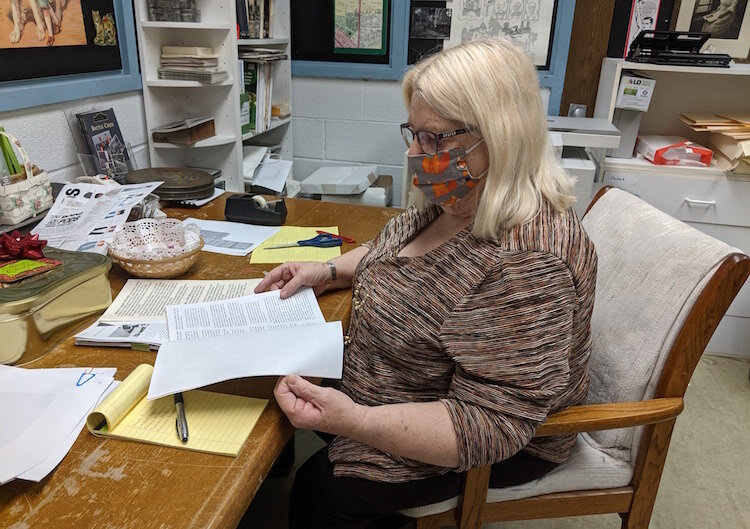 Jody Owens, a volunteer with the Battle Creek Historical Society, says many people want to know the history of Sojourner Truth and Merze Tate.