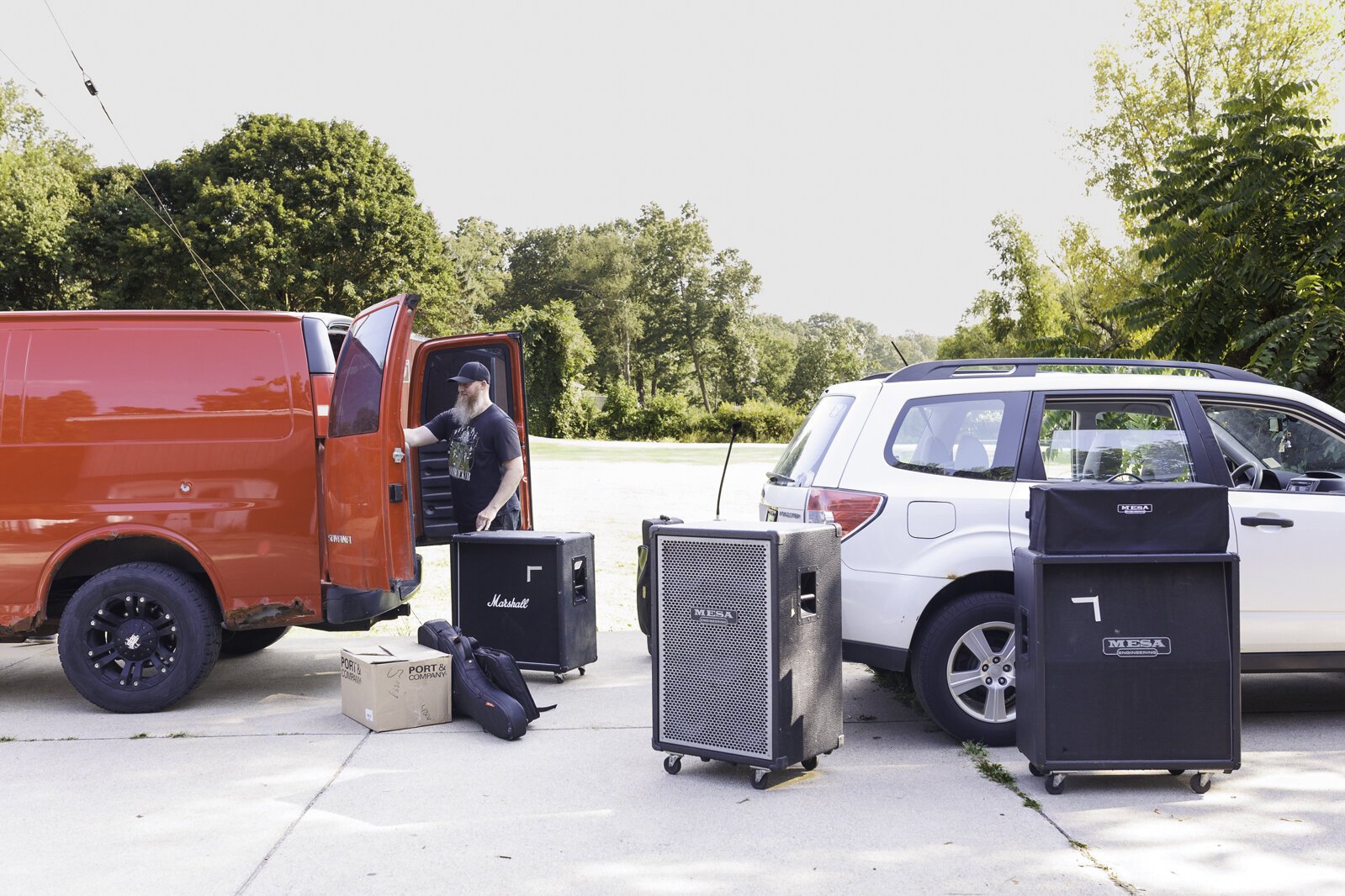 Bands unload massive amps for massive sounds.