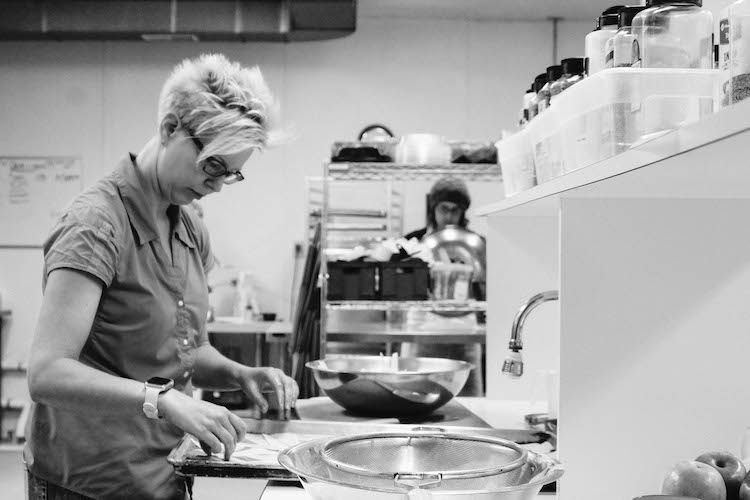 Kara Steely in the kitchen Photo by  Missy Al-Azzawi