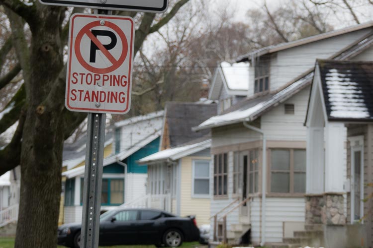 Every day activities are inhibited by No Parking, Stopping, or Standing signs on many Northside residential streets.