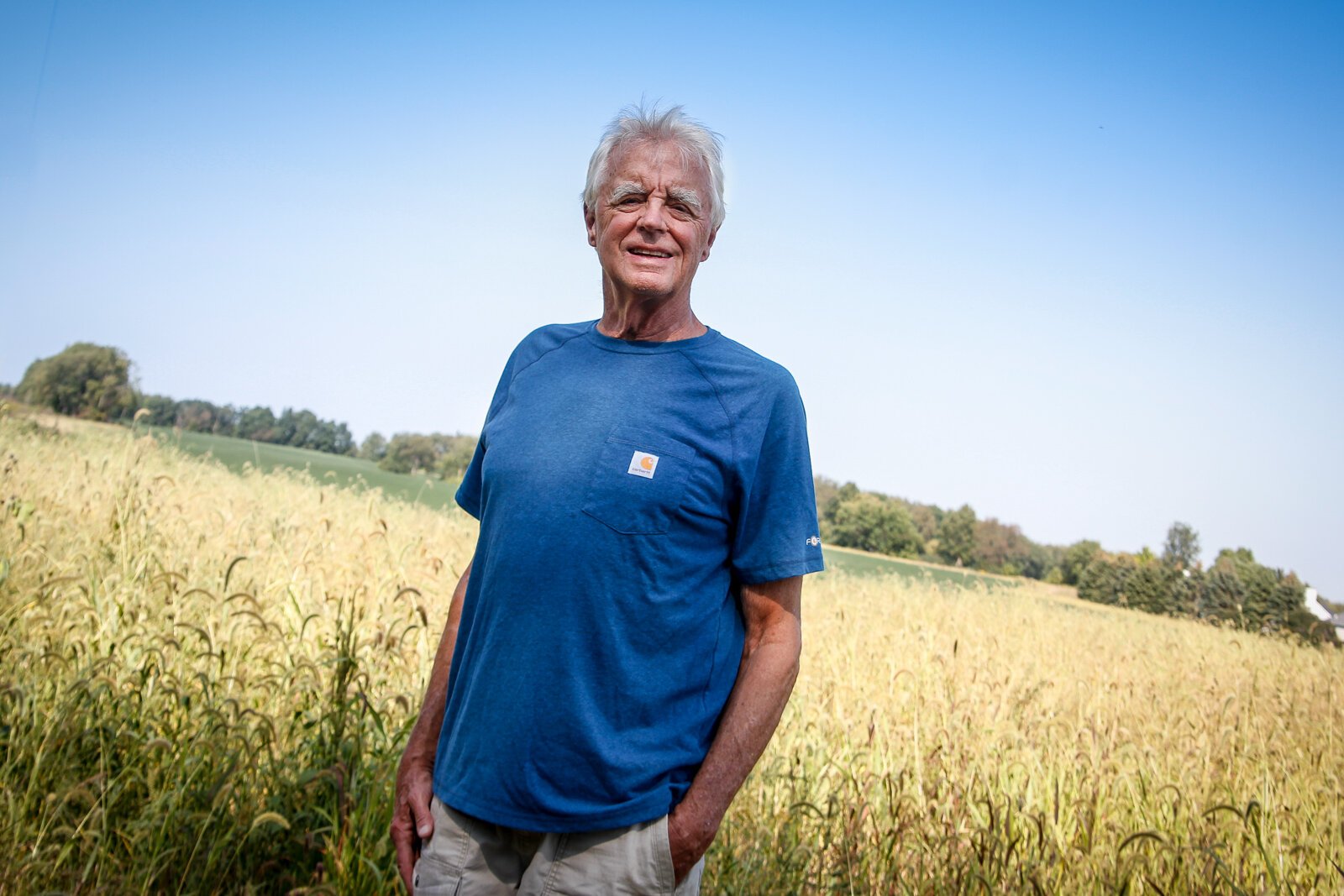 Robert Brinkerhoff spearheaded a 14-year effort to establish the 160 acre Gull Prairie Preserve in Richland.