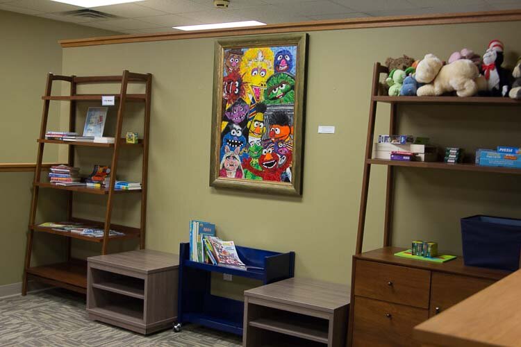 The Child Area for clients with children.