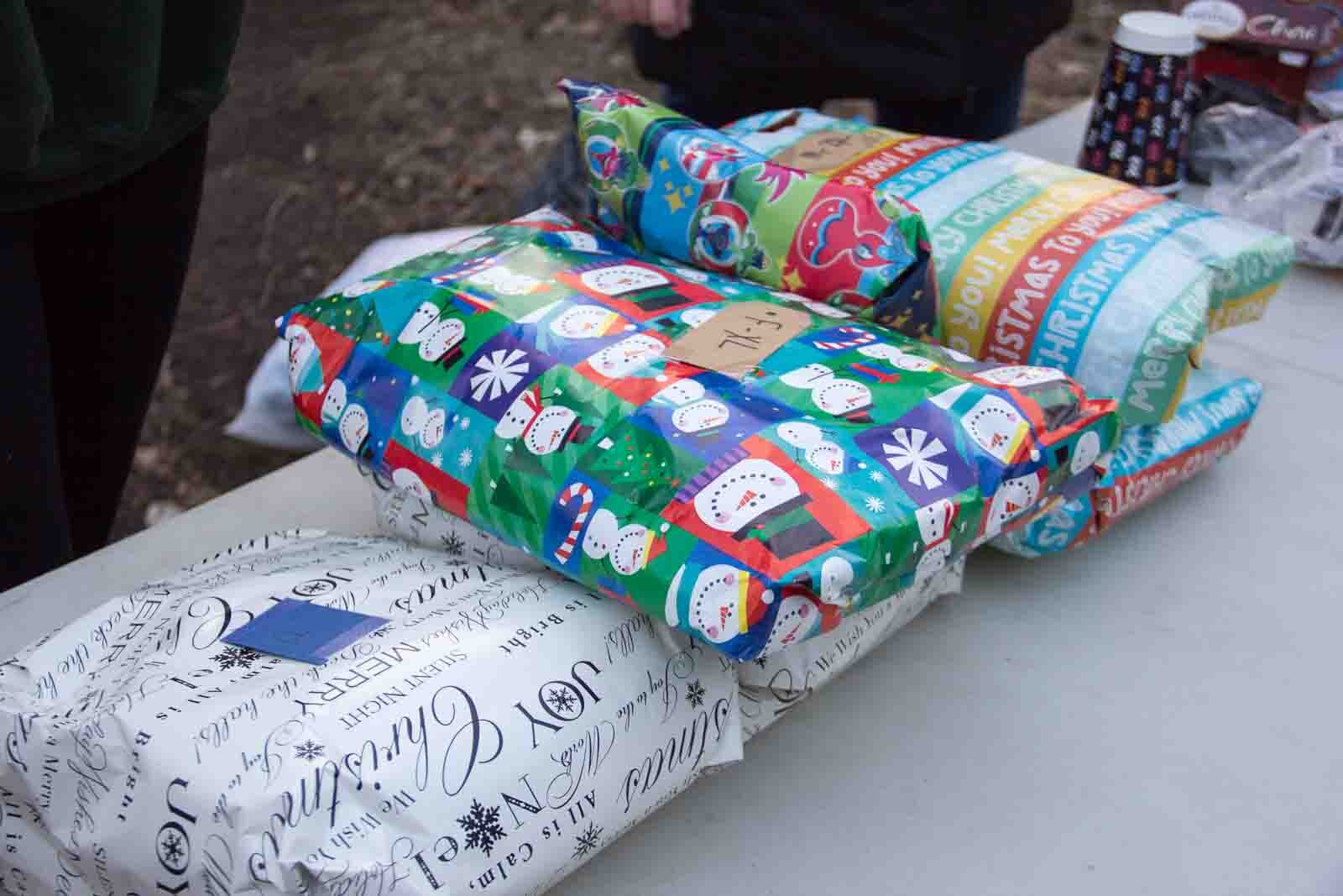 On Dec. 14, volunteers organized a Christmas event that was held outside the People’s Food Co-op for the city’s homeless. About 50 people received food and warm clothing and some received tents.