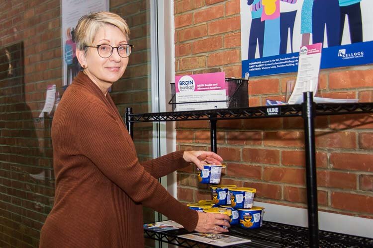 Teresa Durham, Executive Director of the KCC Foundation, says she learned about food insecurity on campus when KCC faculty and staff talked with her about students who were coming into their classrooms having not eaten all day.