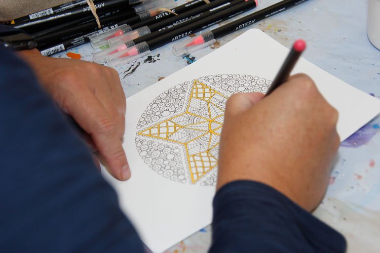 At therapeutic writing and art classes veterans find new ways to express themselves.