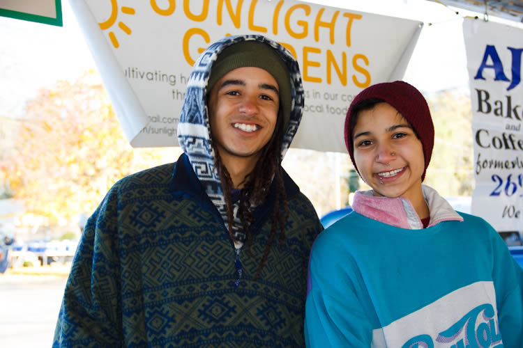 Devon Wilson and Olivia Jayakar  of Sunlit Gardens, winner of the Business Bootcamp competition, photo by Susan Andress