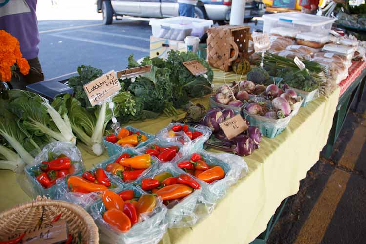 At the market