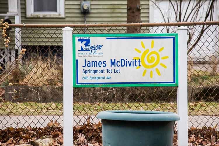 The tot lot in the Oakwood Neighborhood recognizes an astronaut who once lived there.