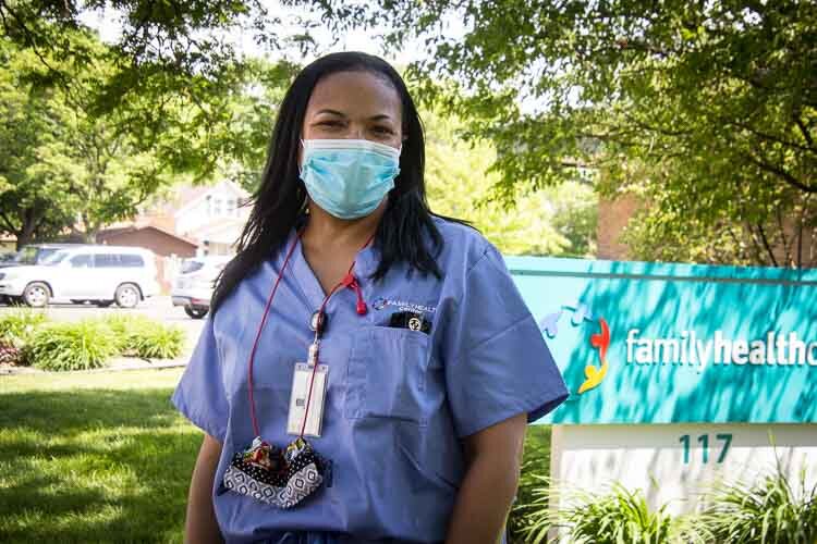 More than 100 staff at Family Health Center gathered to take a knee for 8 minutes and 46 second in honor of George Floyd and to promote racial justice and equity. 