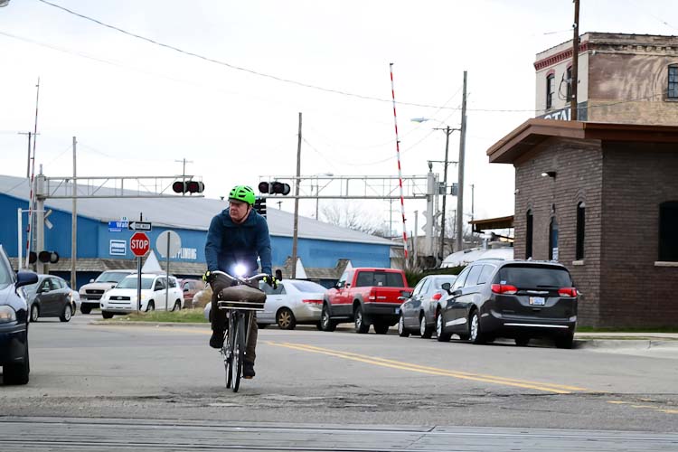 Marc Irwin, Kalamazoo bike commuter and KATS citizens' advisory committee member