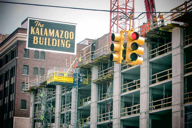 Work underway at the Exchange Building