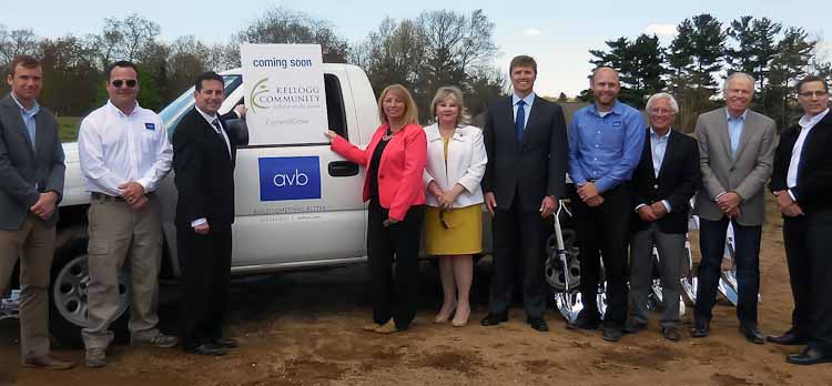 Breaking ground at the new KCFCU branch