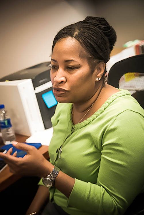 Pamela Jenkins works with women ages 17 to 72. 