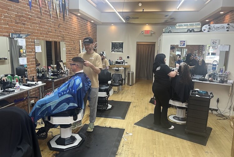 Offering their own hair care products has been a game changer for Samson's Barbershop in downtown Kalamazoo.
