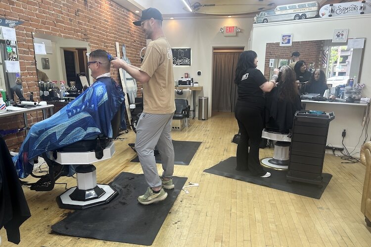 Offering hair care products has been a game changer for Samson's Babershop in downtown Kalamazoo.