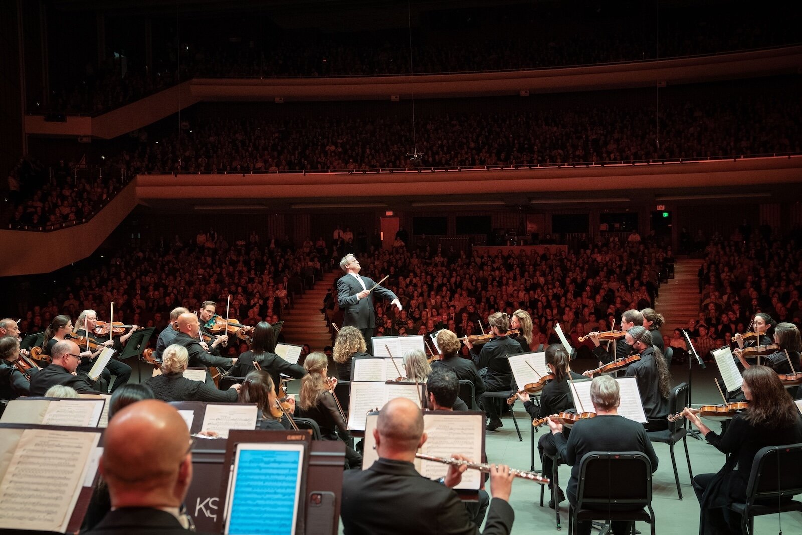 Maestro Julian Kuerti and the Kalamazoo Symphony Orchestra in concert at Miller Auditorium. 