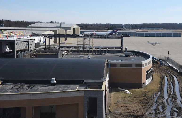 Expansion work is currently underway at Western Michigan University’s College of Aviation in Battle Creek.